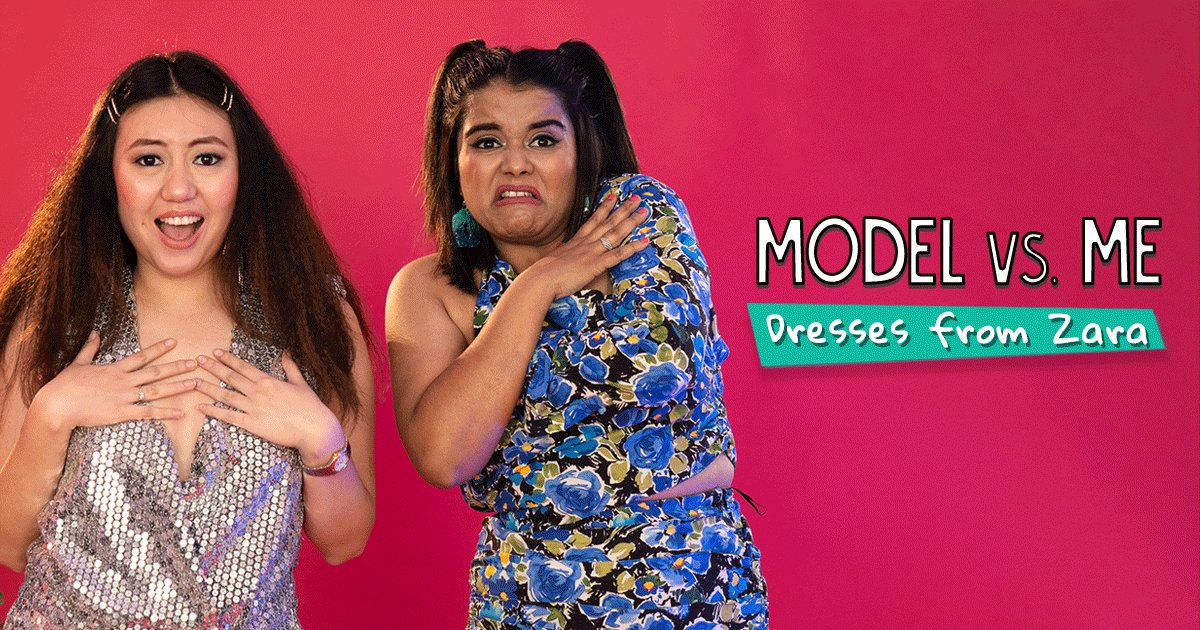 Model Vs Me: Dresses From Zara